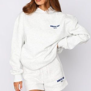 Offstage hoodie Mineral grey S/M white fox hoodie